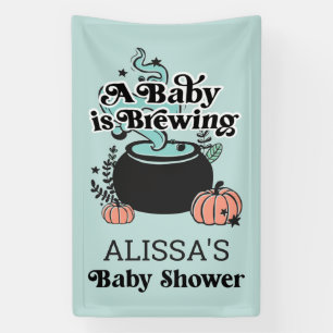Halloween Baby Brewing Baby Dusche Begrüßungsbanne Banner