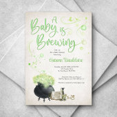 Halloween Baby Brewing Dusche Einladung