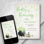 Halloween Baby Brewing Dusche Einladung