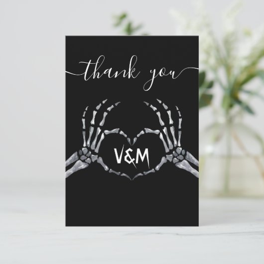 Halloween Baby Dusche Danke (Stehend Vorderseite)