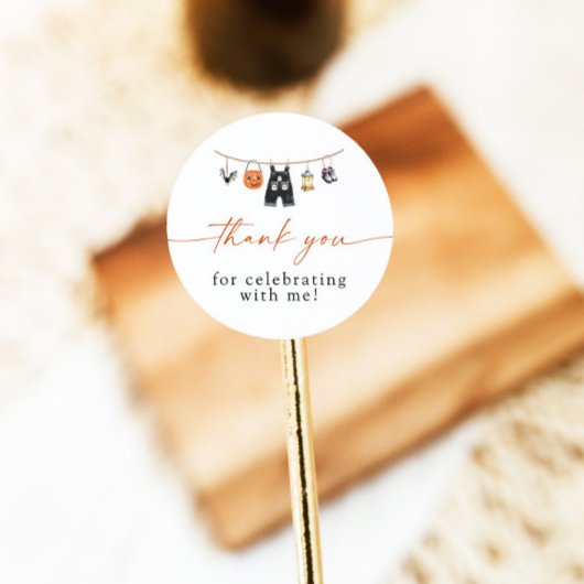 Halloween Baby Dusche Danke, dass du einen Sticker