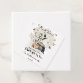 Halloween Baby Dusche Ein kleines Buch ist fast fä Geschenkanhänger (Beispiel)