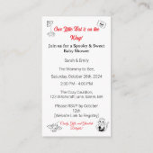 Halloween-Baby-Dusche Einladung (Rückseite)