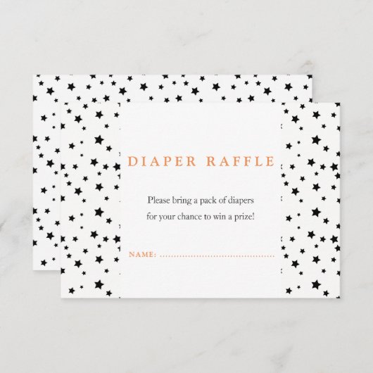 Halloween Baby Dusche schwarze Einladung (Vorne/Hinten)