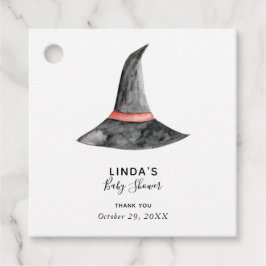 Halloween Baby Duschhexe, einfach elegant Geschenkanhänger