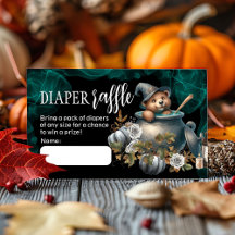 Halloween Baby Duwer Diaper Raffekarte