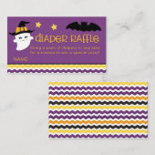 Halloween Baby Duwer Diaper Raffelkarten Visitenkarte (Vorne/Hinten)