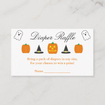 Halloween Baby Duwer Diaper Raffle