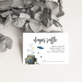 Halloween Baby Duwer Diaper Raffle Begleitkarte