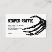 Halloween Baby Duwer Diaper Raffle Begleitkarte (Vorderseite)
