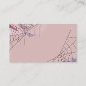 Halloween Baby Duwer Diaper Raffle Begleitkarte (Rückseite)