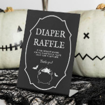 Halloween Baby Duwer Diaper Raffle