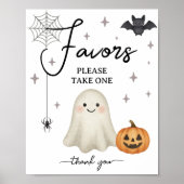 Halloween Baby Duwer Lieblingszeichen Poster (Vorne)