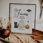 Halloween Baby Duwer Lieblingszeichen Poster