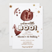 Halloween-Baby Einladung (Vorne/Hinten)