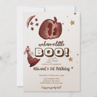 Halloween-Baby Einladung