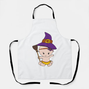 Halloween Baby Hexe Lustiges Geschenk für schwange Schürze