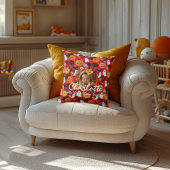 Halloween Baby Kissen mit Foto und Zitat