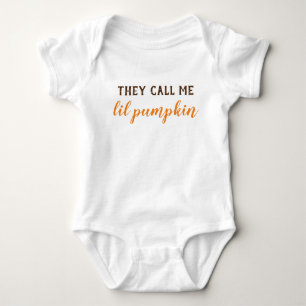 Halloween Baby Kleidung, die sie mich Lil Pumpkin Strampler