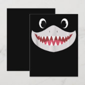 Halloween-Baby - Niedliche Haigeschenke Einladung (Vorne/Hinten)