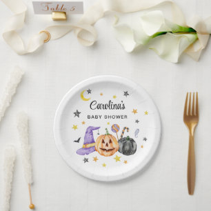 Halloween-Baby-Party Pappteller