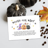 Halloween Baby Showbook Begleitkarte
