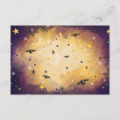 Halloween Baby Showbuchanfrage Begleitkarte (Rückseite)