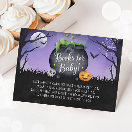 Halloween Baby Showbücher für Baby Insert Card