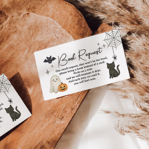Halloween Baby Showbuchkarte Begleitkarte