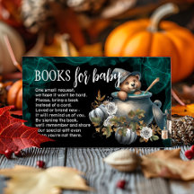 Halloween Baby Showbuchkarte