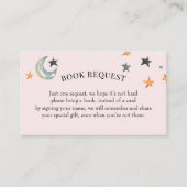 Halloween Baby Showbuchkarte Visitenkarte (Vorderseite)