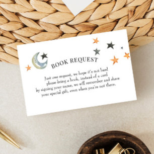 Halloween Baby Showbuchkarte Visitenkarte