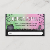 Halloween Baby Showdiaper Raffle Ticket (Vorderseite)