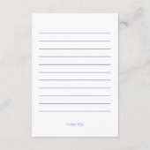 Halloween Baby Shower Advice Ausfüllen Formular Begleitkarte (Rückseite)