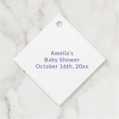 Halloween Baby Shower Baby Maaking Tränke Geschenkanhänger (Rückseite)