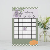 Halloween Baby Shower Bingo (Stehend Vorderseite)