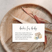 Halloween Baby Shower Book Request Enclosure Card Begleitkarte