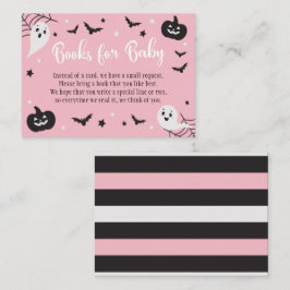 Halloween Baby Shower Books for Baby Card Begleitkarte