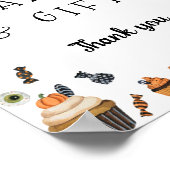 Halloween Baby Shower Cards und Geschenke Poster (Ecke)