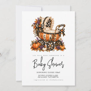 Halloween-Baby-Shower-Einladung