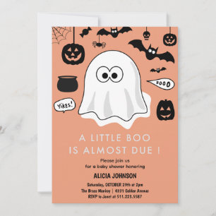 Halloween-Baby-Shower-Einladung Oktober Einladung