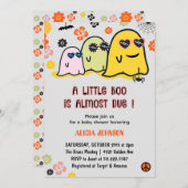 Halloween Baby Shower Einladungen fast fällig (Vorne/Hinten)