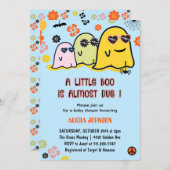 Halloween Baby Shower Einladungen Kleines Boot (Vorne/Hinten)