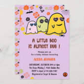 Halloween Baby Shower Einladungen Mädchen (Vorne/Hinten)