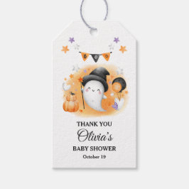 Halloween Baby Shower Favor Tag Ein kleiner Boo Bo Geschenkanhänger