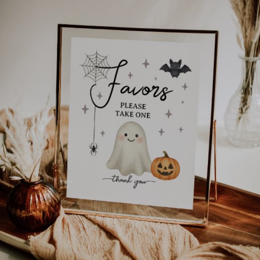 Halloween Baby Shower Favoriten Budget Flyer