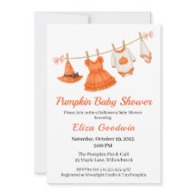 Halloween Baby Shower Girl | Little Hexch Pumpkin