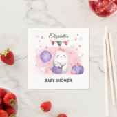 Halloween Baby Shower Girl Niedlich Paper Napkins Serviette (Beispiel)