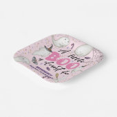 Halloween Baby Shower Girl Pink Little Boo Geister Pappteller (Gewinkelt)