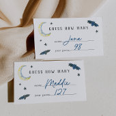 Halloween Baby Shower Guessing Game Card Begleitkarte